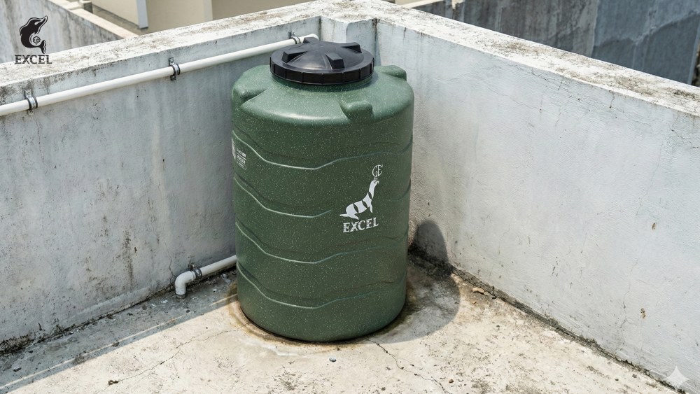 tandon air EXCEL warna hijau